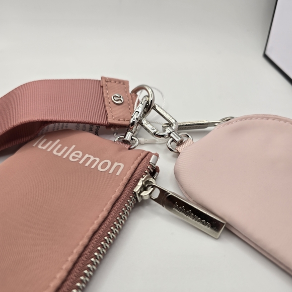 Spiced Chai / Pink Haze Dual Pouch Wristlet - Picture 8 of 8